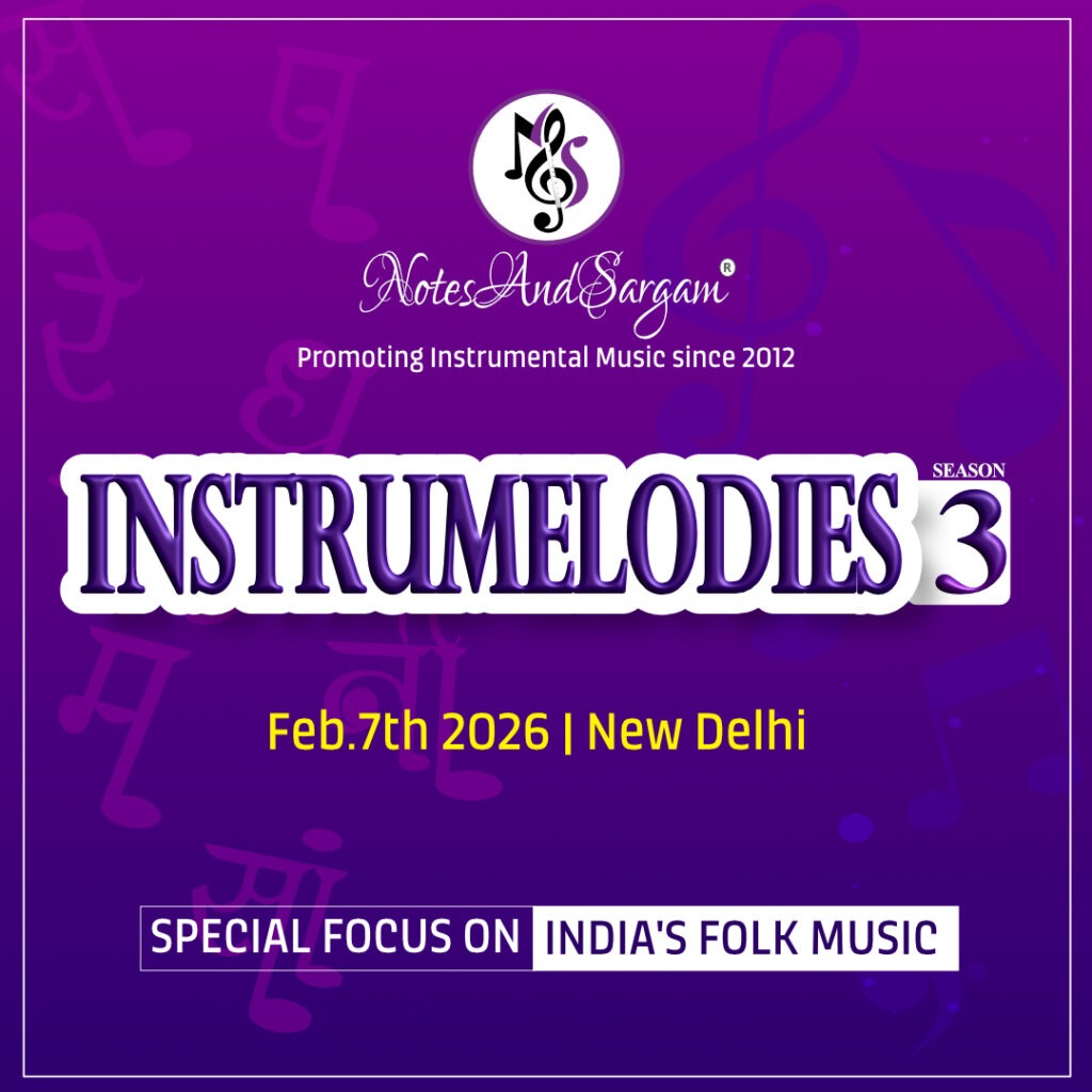 Instrumelodies 2026. live instrumental music event in new delhi on 7th feb 2026